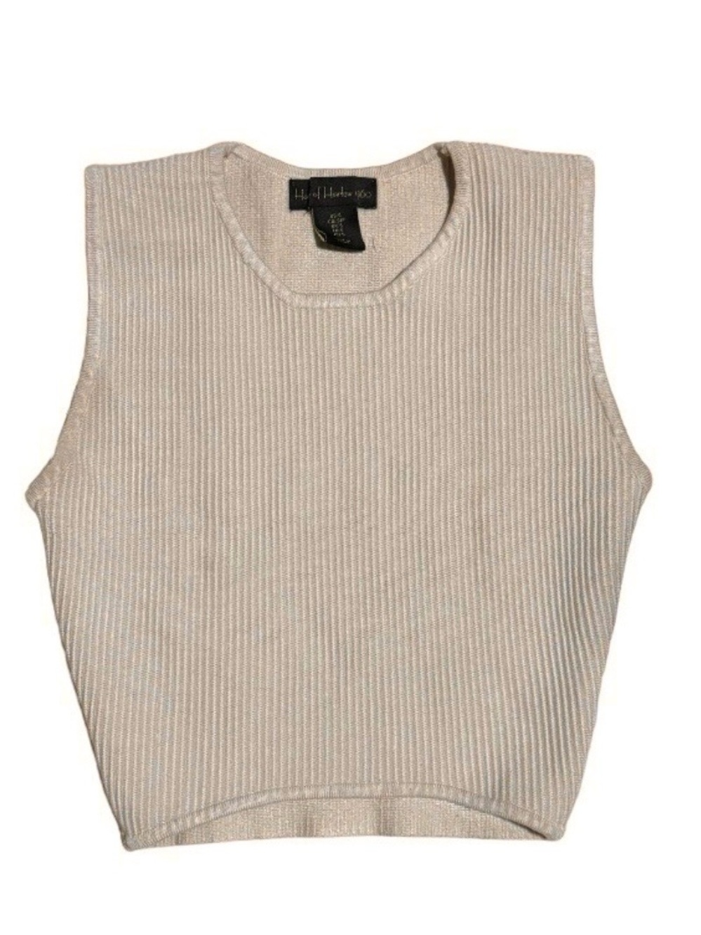 House of Harlow Crop Ribbed Tank Top